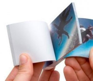 Flip Books - Create a one of a kind photo flip book that captures movement from a movie that you make onsite.