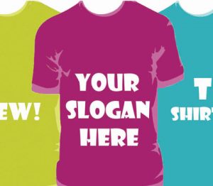 T-Shirt Factory - Design your own T-Shirt with your color ink, your design, and your slogan