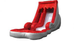 Volcano Slide - Try our volcano slide with detachable pool or extension.