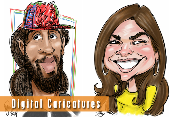 digital caricature sketches_web