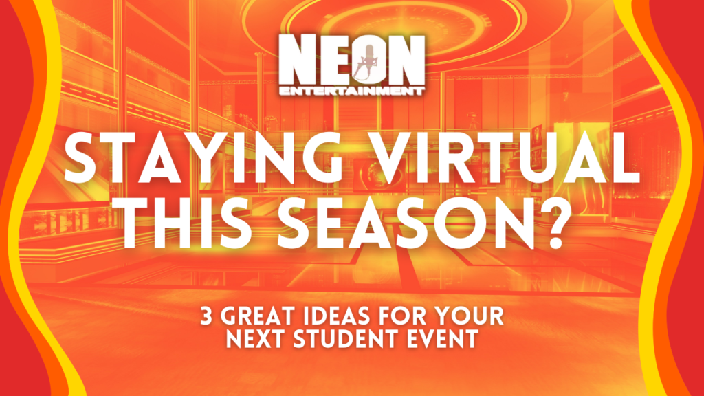 title card for virtual student event blog