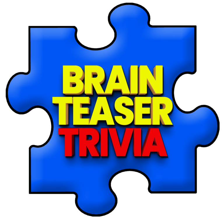 Brain Teaser Trivia Logo Neon Entertainment