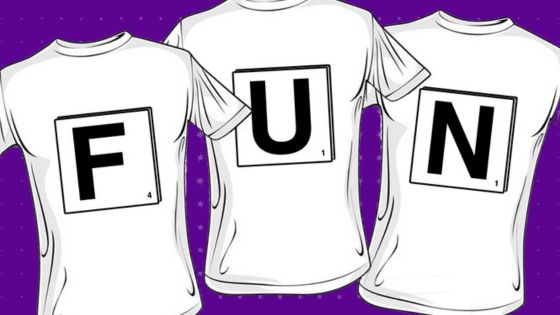 DIY Creative Engagement Package Alphabet T shirts