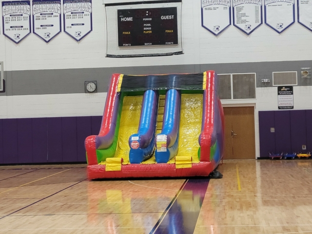 12 ft dual lane slide (dry)