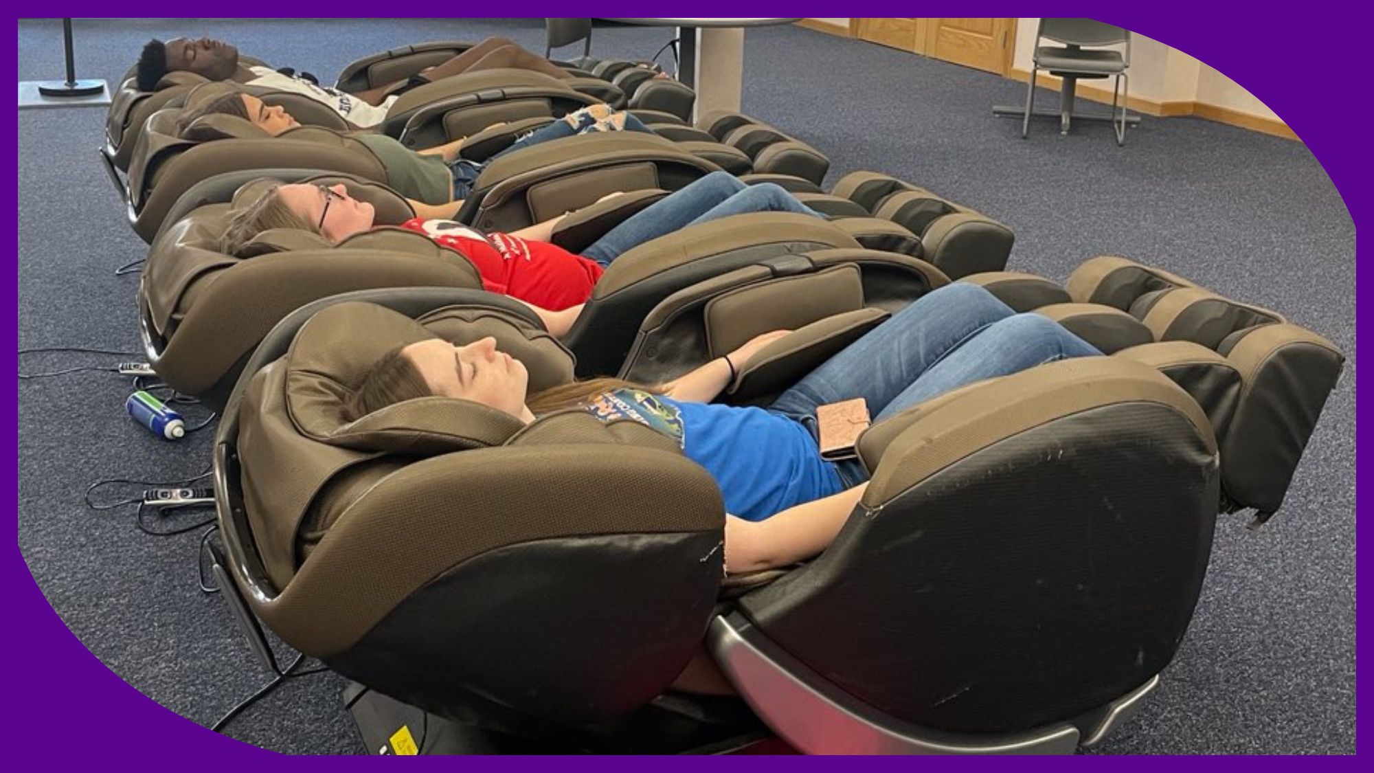 Relaxing Event Ideas for Mental Health Awareness Month Massage Chairs and Chi Machines