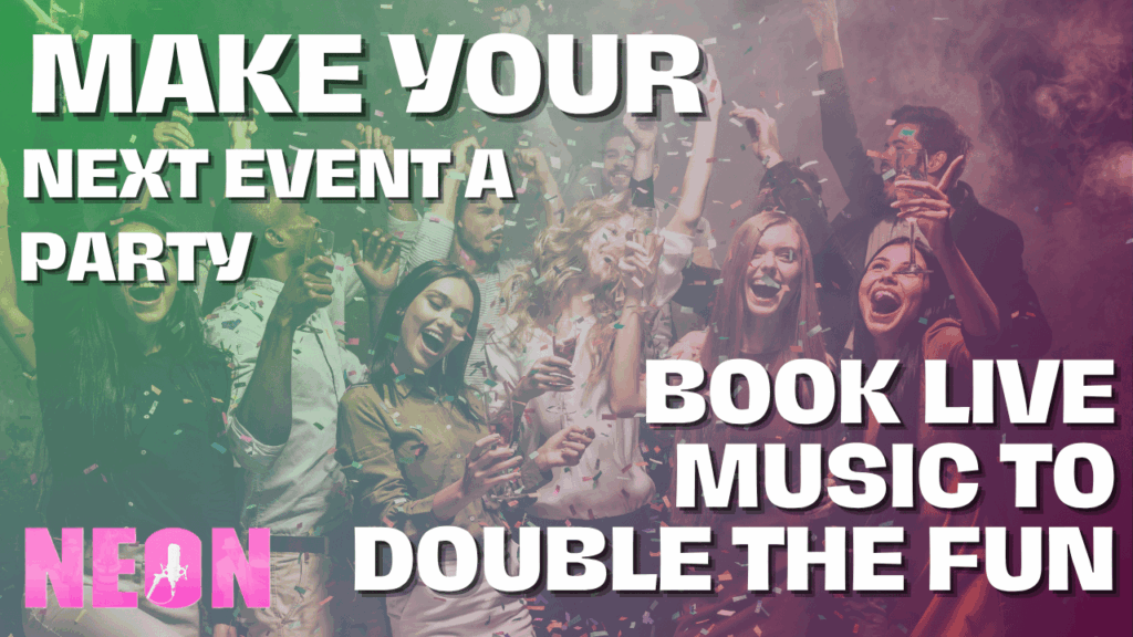 Image for blog about booking live music for your events