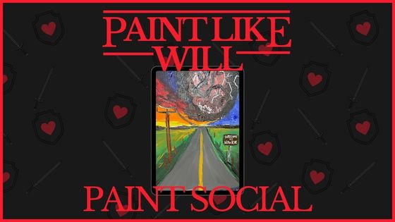 Stranger Things Event Package: Step Into the Upside Down with Neon Entertainment Paint Social