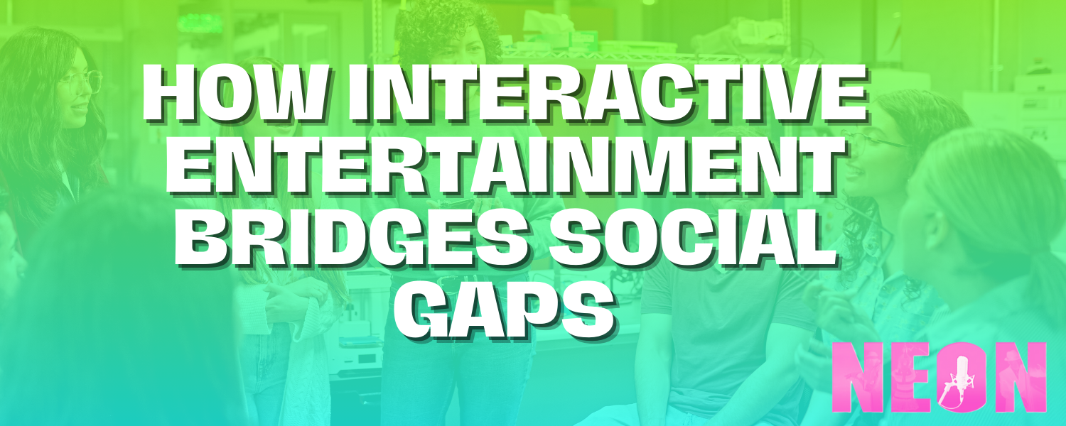Thumbnail for blog about interactive entertainment bridging social gaps
