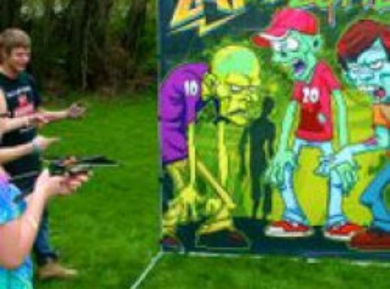 Carnival Game - Zap the Zombies